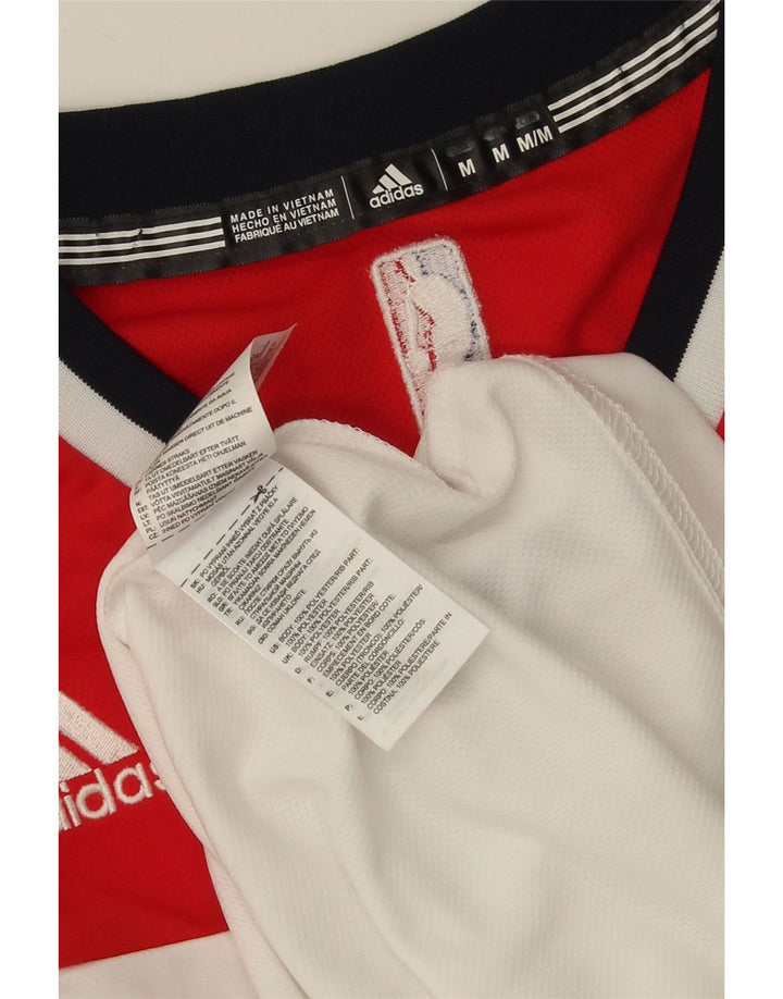 ADIDAS Herren Wizards Graphic Tanktop Mittelweißes Colourblock-Polyester