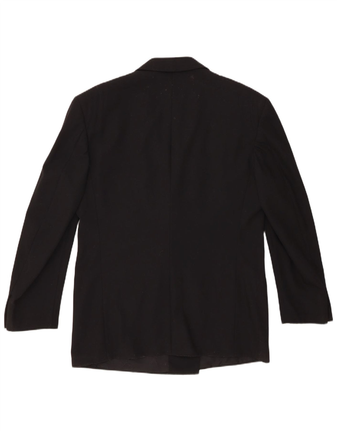 Trussardi Herren-Blazer, zweireihig, IT 52 XL, schwarze Schurwolle