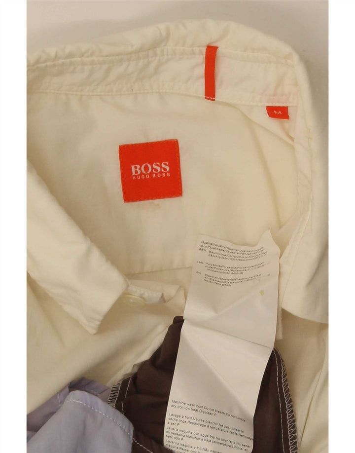 Hugo Boss Herren-Hemd, mittelgroß, mehrfarbig, Colourblock-Baumwolle