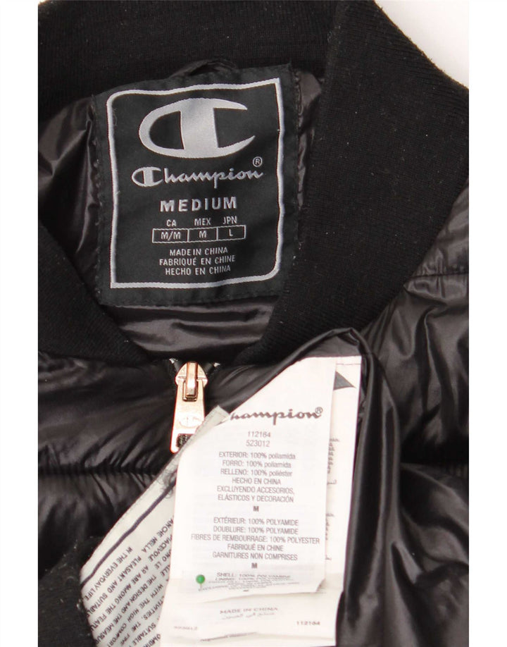 Champion Herren gepolsterter Mantel UK 38 Medium Schwarz Polyamid