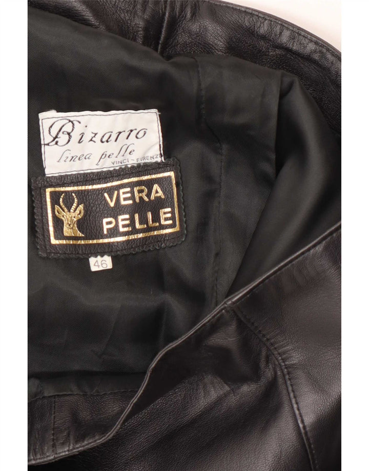 Bizzarro Damen Lederrock IT 46 Large W32 Schwarz
