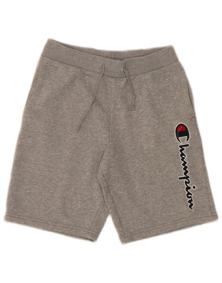 CHAMPION Grafik-Sportshorts für Jungen, 11–12 Jahre, Größe L, Grau