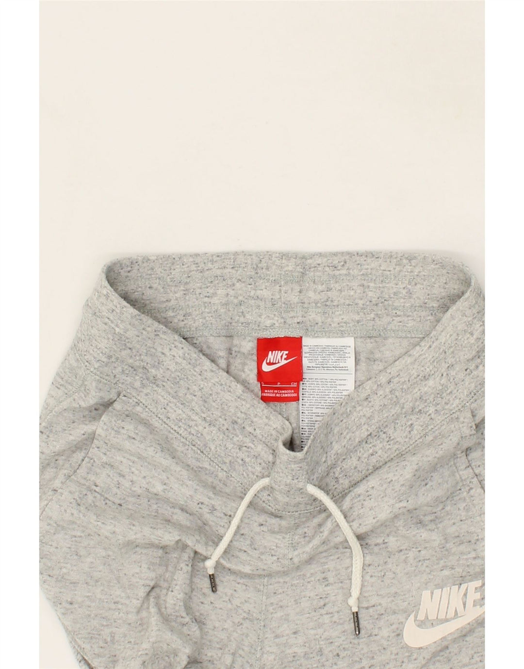NIKE Mens Tracksuit Trousers Joggers Small  Grey Flecked Cotton Vintage Nike and Second-Hand Nike from Messina Hembry 