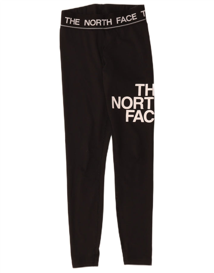 The North Face Womens Graphic Leggings UK 4 XS Schwarz Polyester