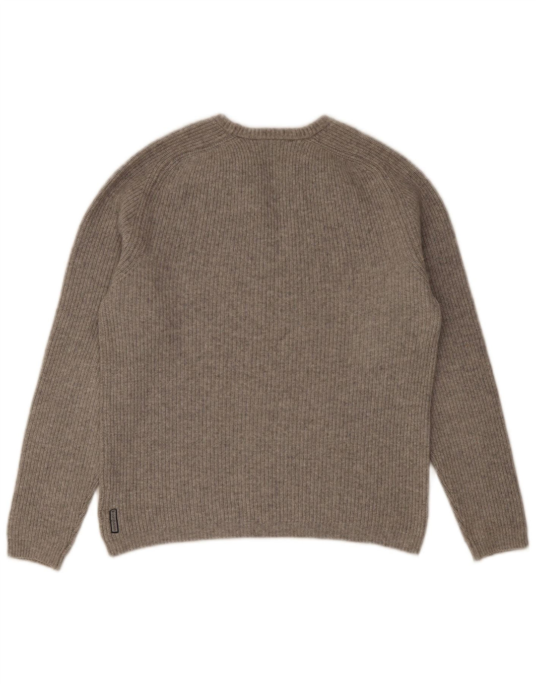 Armani Herren Slim Fit Rundhalspullover Pullover Große graue Baumwolle