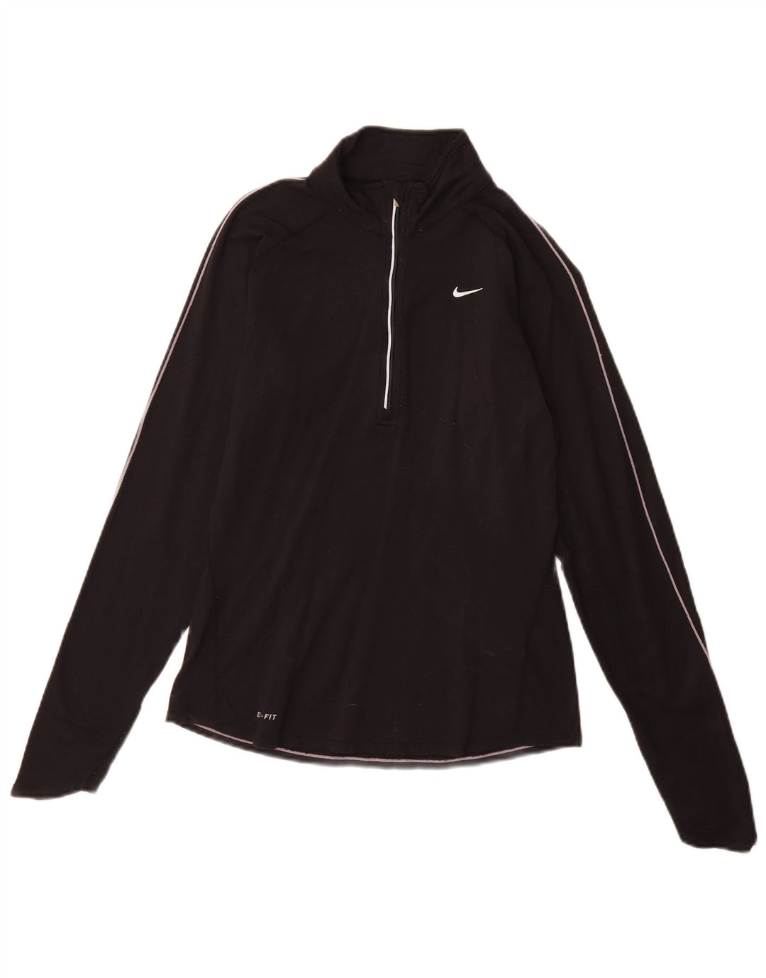 Nike Damen Dri Fit Pullover-Trainingsanzugoberteil, Größe S, Schwarz, Nylon