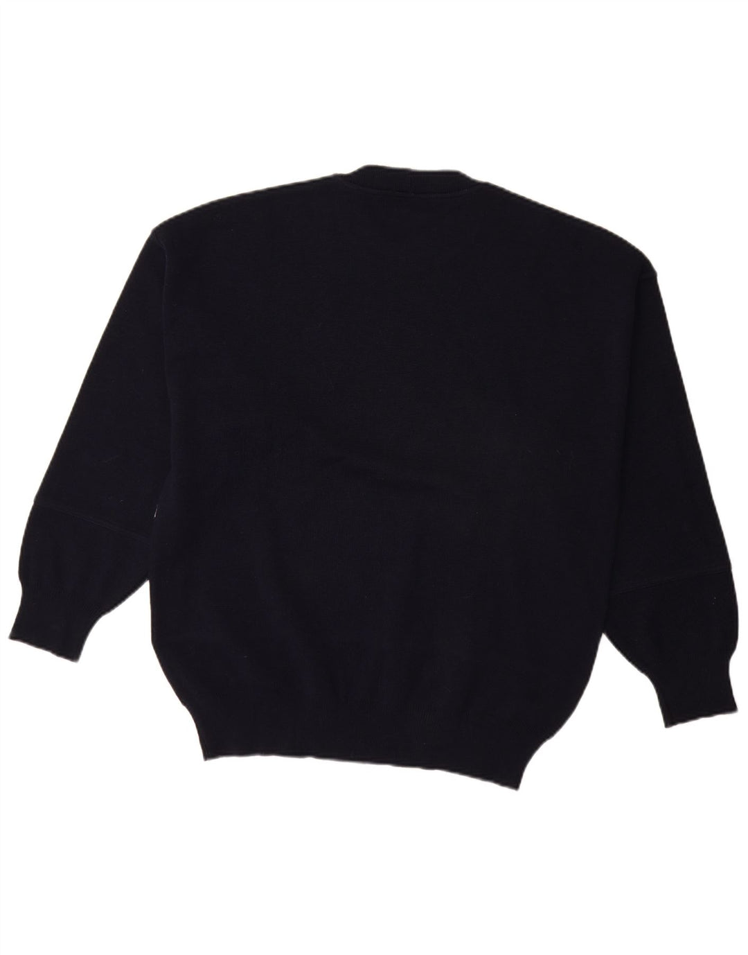 Il Granchio Herren-Pullover mit Rundhalsausschnitt, groß, Marineblau, Farbblock