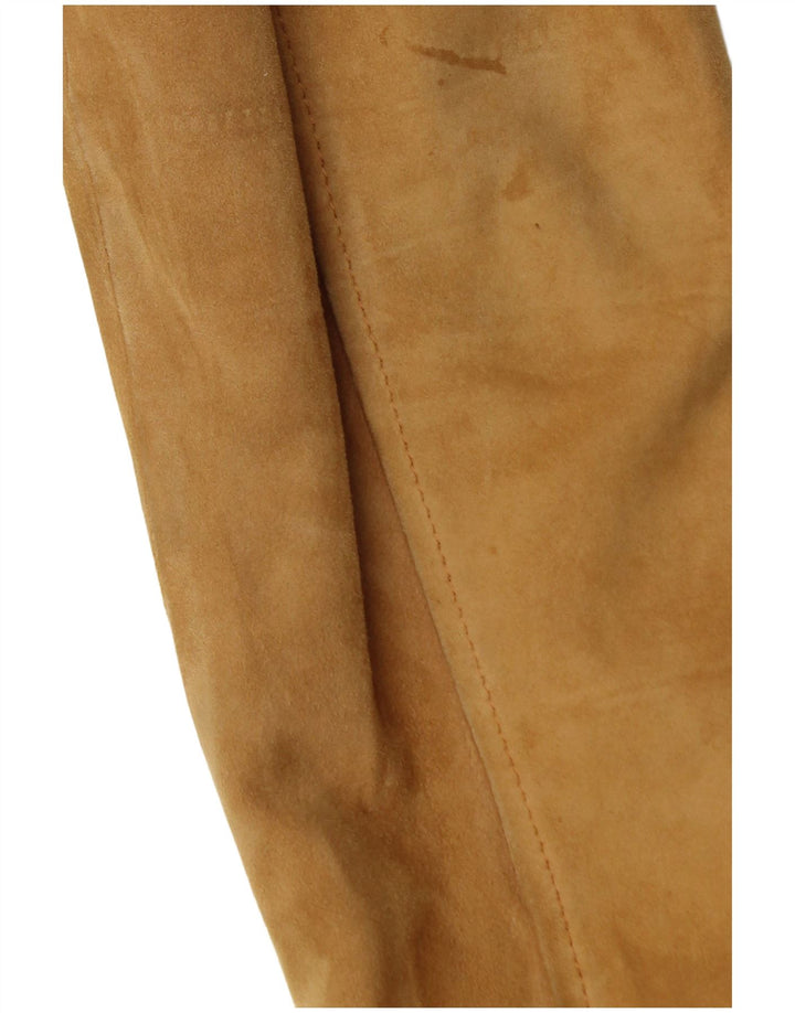 Vintage Herren Wildleder Bomberjacke IT 52 XL Beige