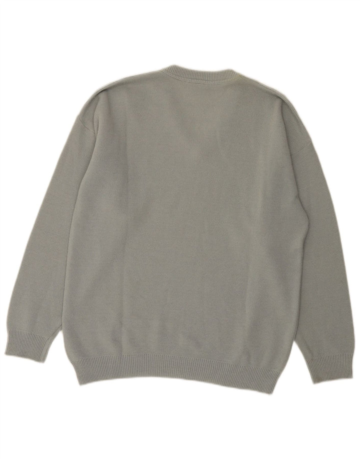 Lacoste Herren-Pullover mit V-Ausschnitt, Größe 3, kleine grüne Wolle