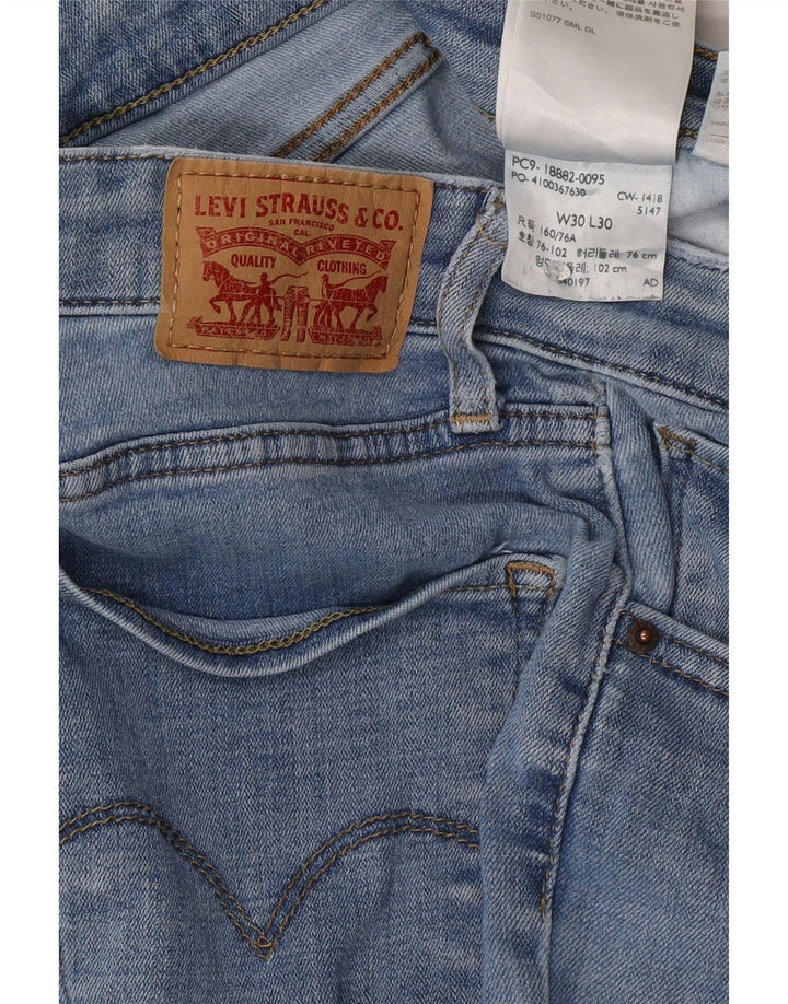 Womens High Rise Skinny Jeans W30 L30 Vintage Levi's and Second-Hand Levi's from Messina Hembry 