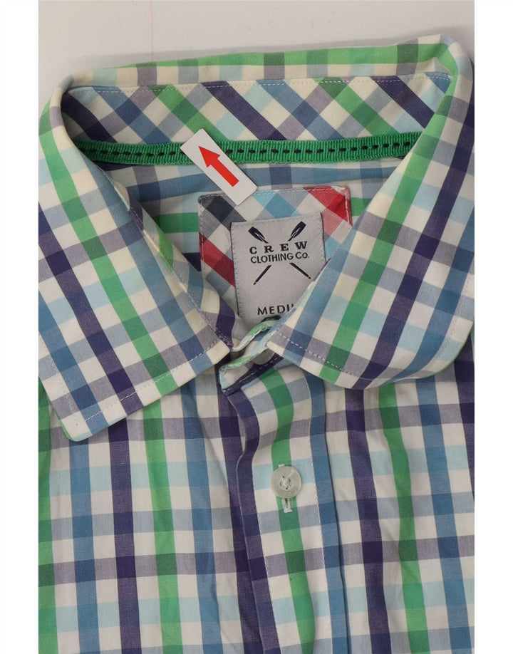 Crew Clothing Herren-Hemd mit klassischer Passform, mittelgroße, mehrfarbige Gingham-Baumwolle