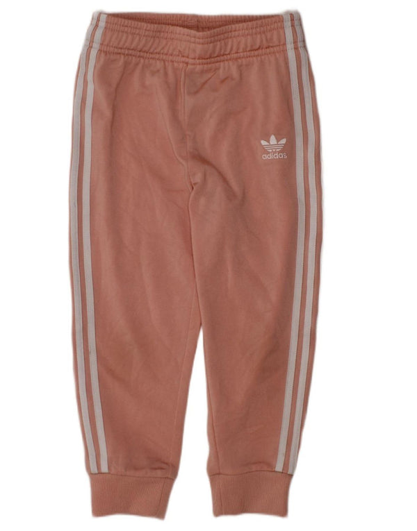 ADIDAS Mädchen-Trainingshose, Jogginghose, 3–4 Jahre, rosa, Polyester