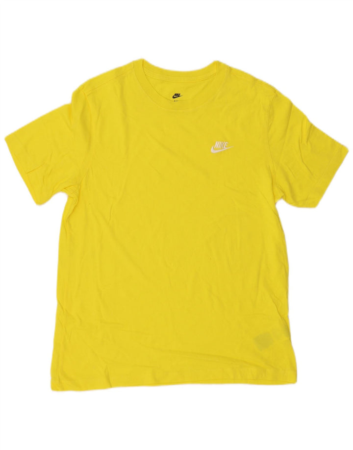 Nike Herren-T-Shirt aus mittelgelber Baumwolle