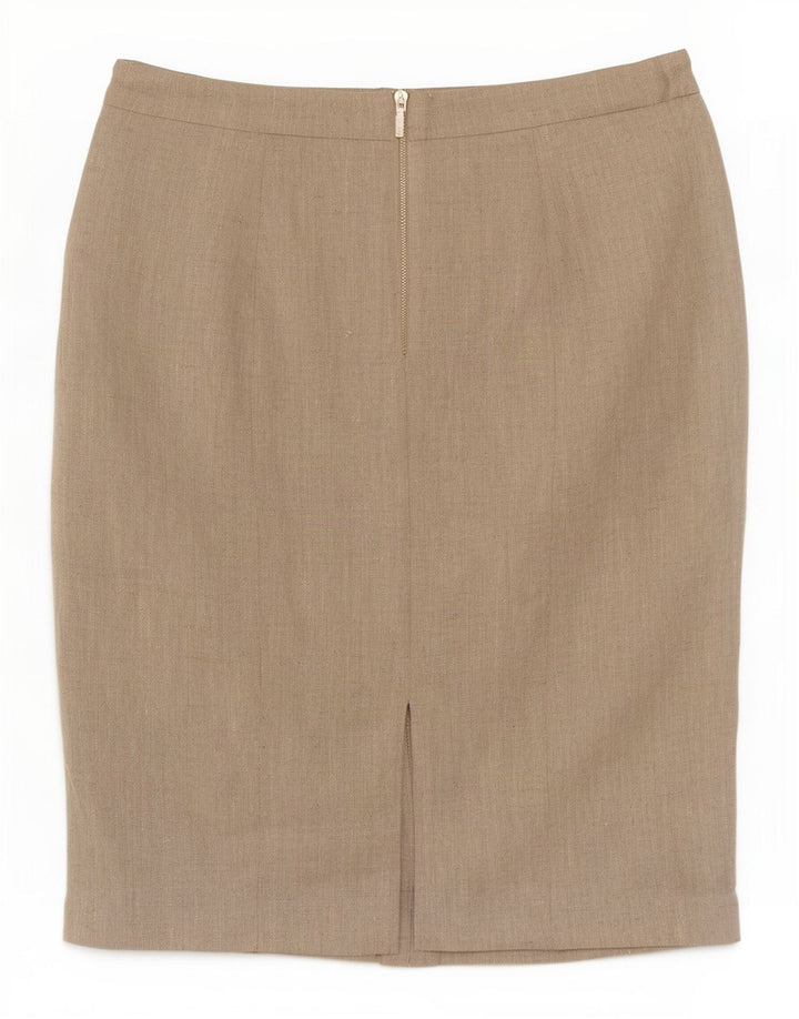 Hobbs Damen Bleistiftrock UK 14 Large W32 Beige
