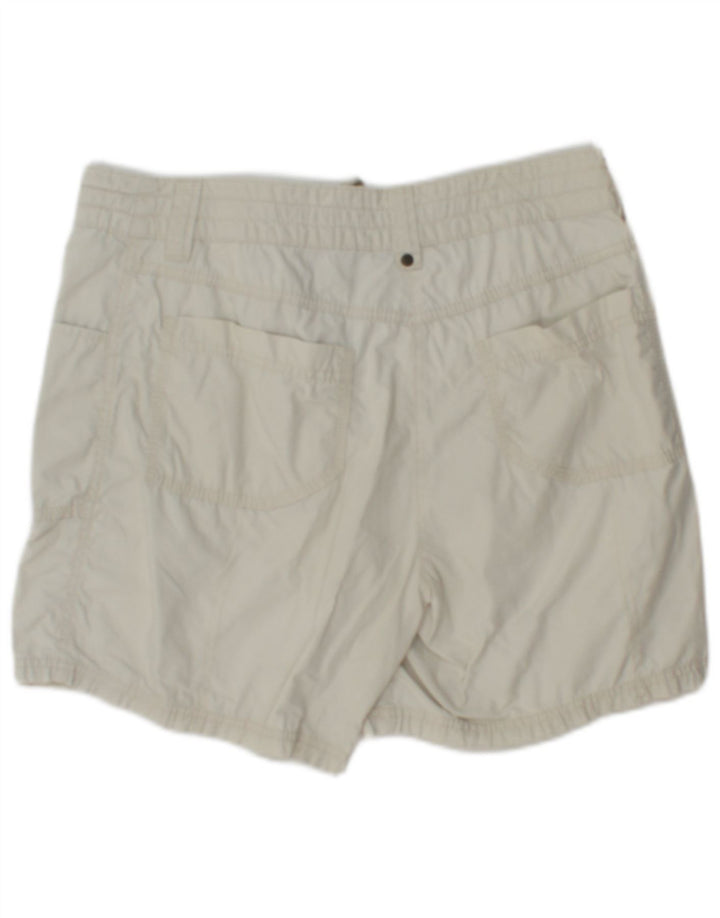 Marks & Spencer Damen Cargoshorts UK 12 Medium W30 Beige Baumwolle