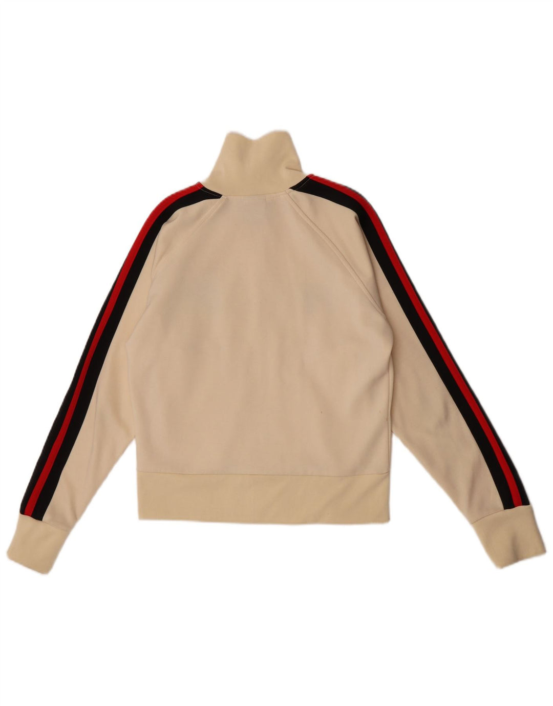Freddy Womens Crop Graphic Trainingsanzug Top Jacke UK 14 Medium Beige