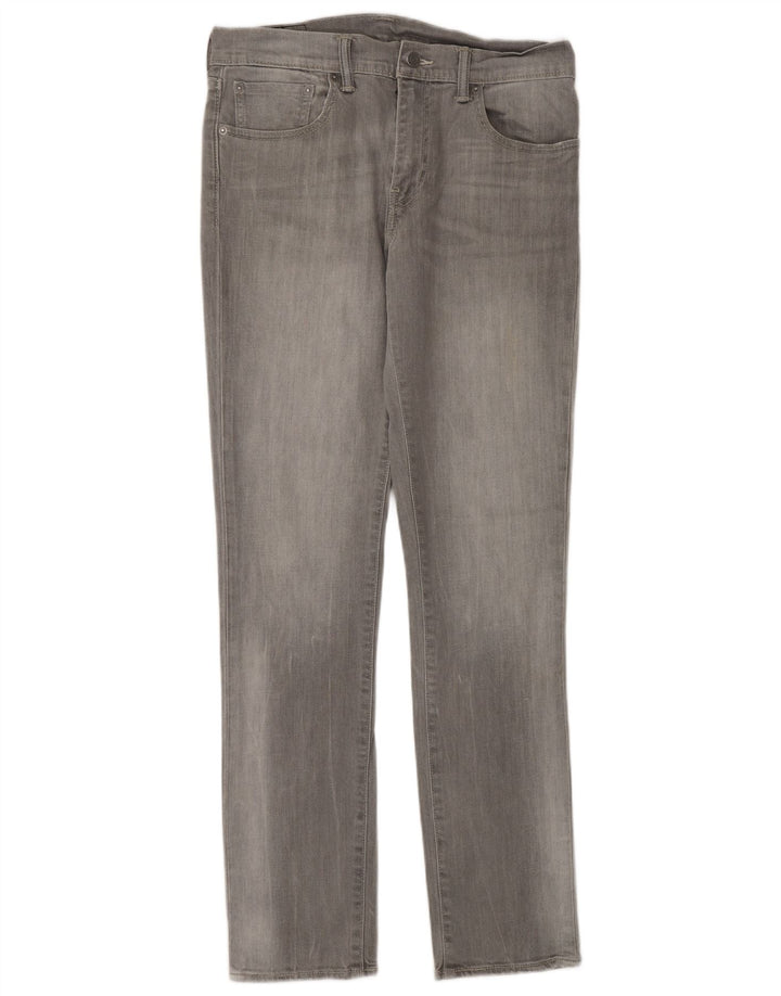 Levi's Herren 511 Slim Jeans W32 L32 Graue Baumwolle