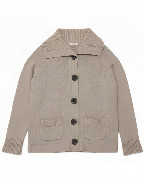 Marks & Spencer Damen Strickjacke UK 18 XL Grau Baumwolle