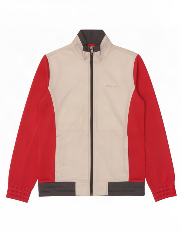 Champion Womens Heritage Fit Tracksuit Top Jacket UK 14 Medium White