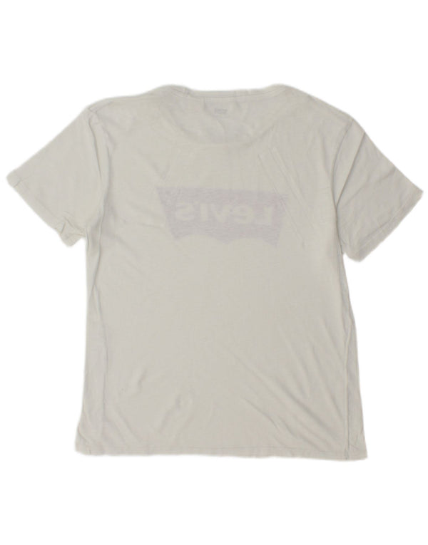 Levi's Herren-T-Shirt mit Grafik, Größe S, Weiß
