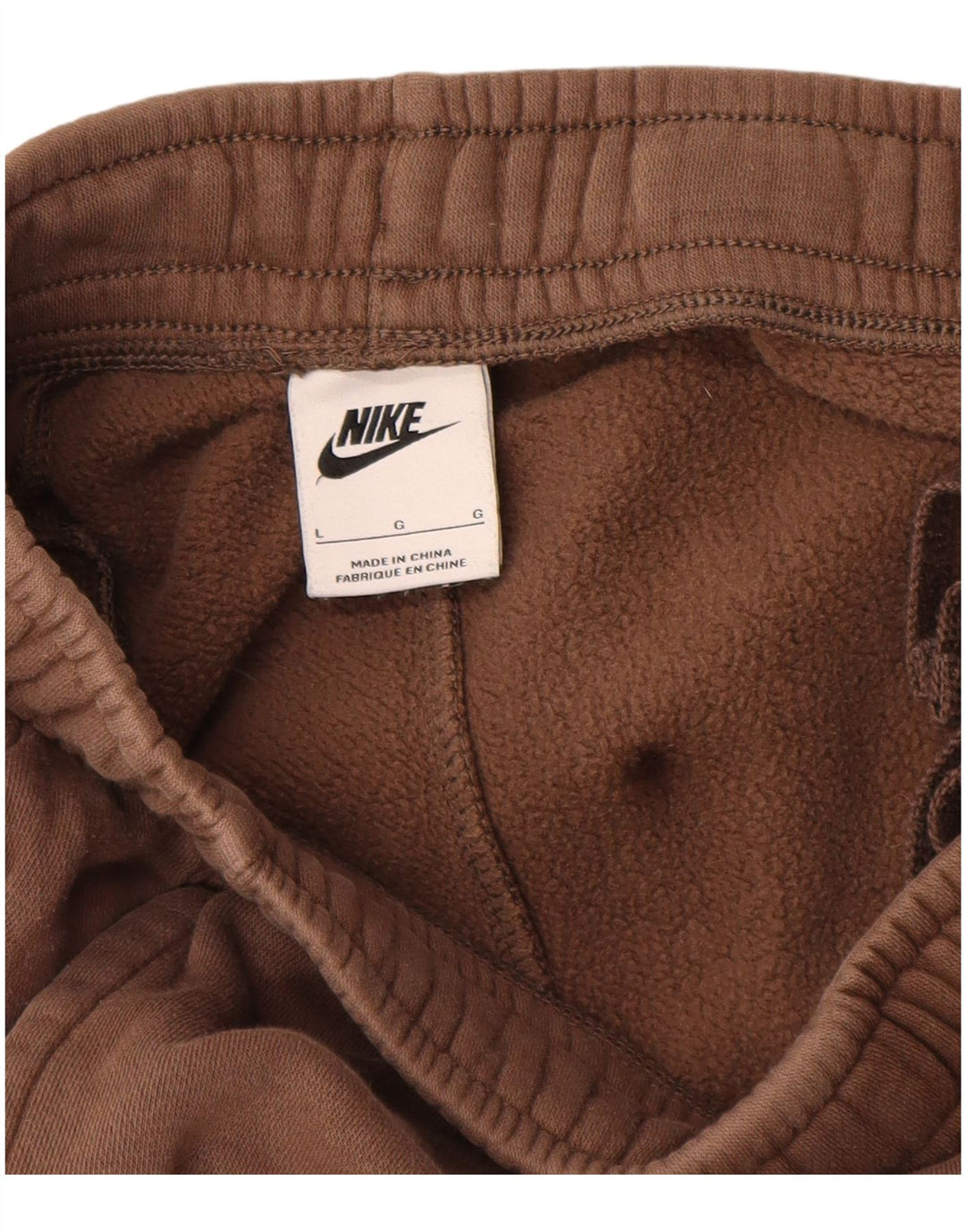 Nike Herren-Trainingshose, Jogginghose, groß, braune Baumwolle