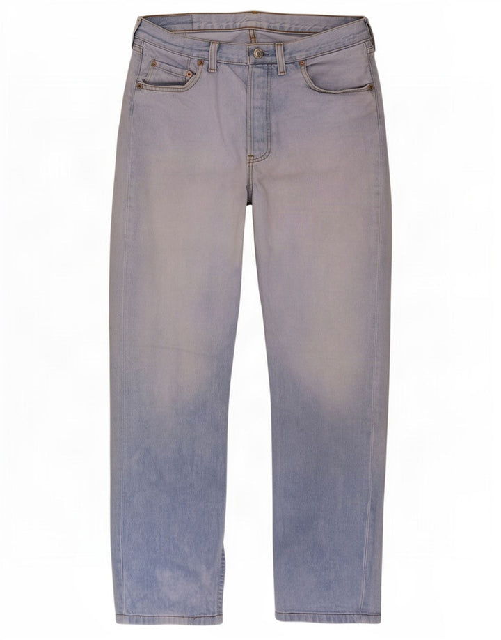 Levi's Herren Straight Jeans W34 L31 Blaue Baumwolle