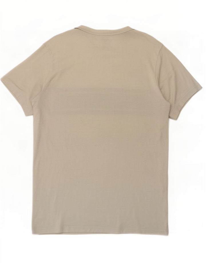 Calvin Klein Herren-T-Shirt mit Grafik, Mittelweiß, Farbblock
