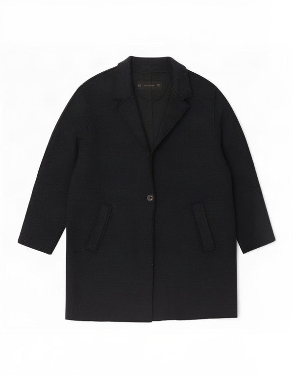 Zara Damen Mantel UK 16 Large Marineblau