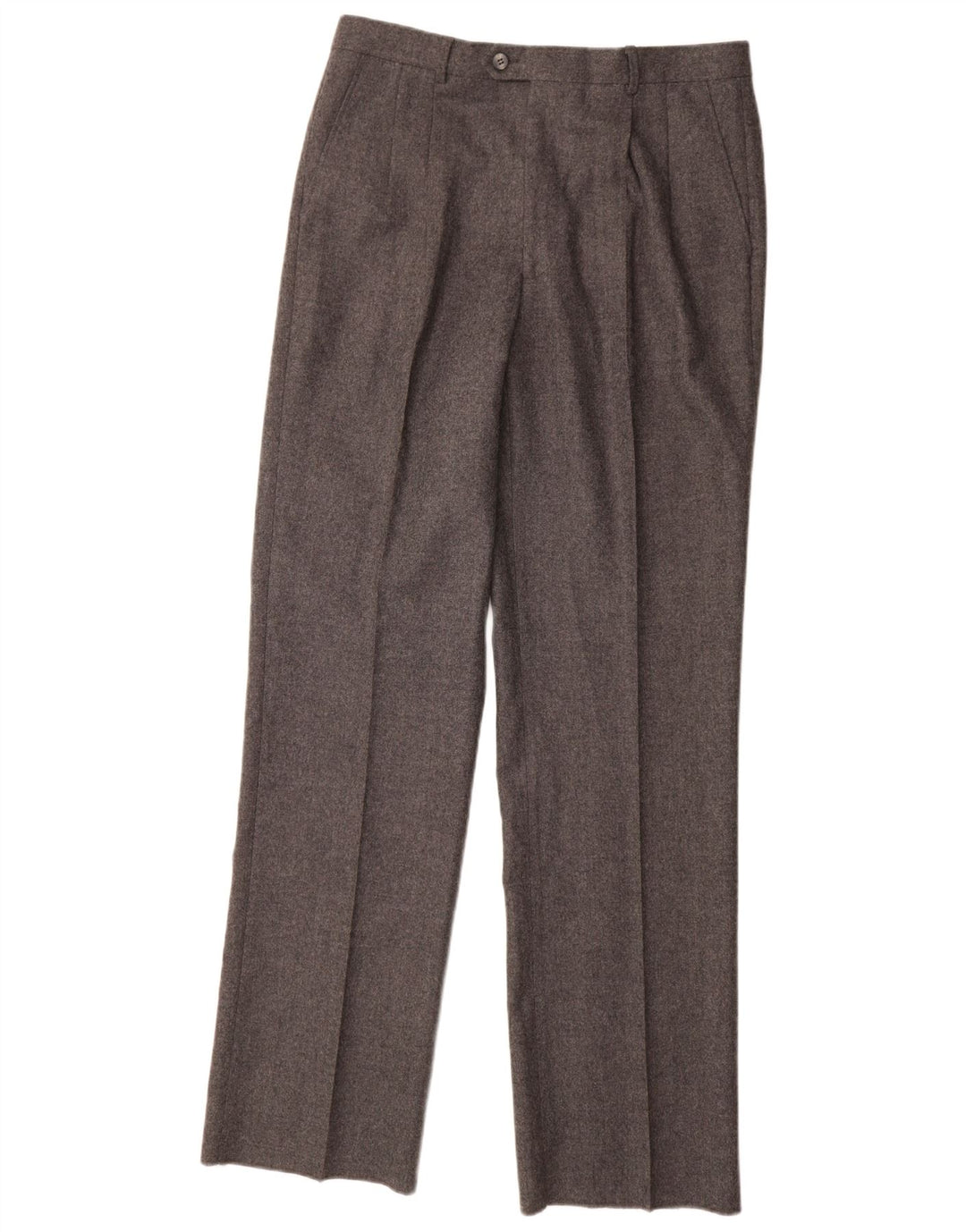 Marzotto Mens Pegged Suit Hose IT 48 Medium W32 L34 Graue Wolle