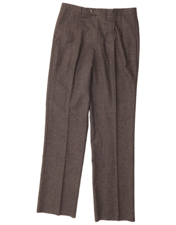 Marzotto Mens Pegged Suit Hose IT 48 Medium W32 L34 Graue Wolle