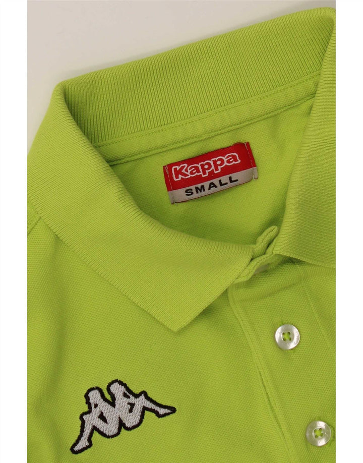 Kappa Herren Langarm-Poloshirt Small Grün