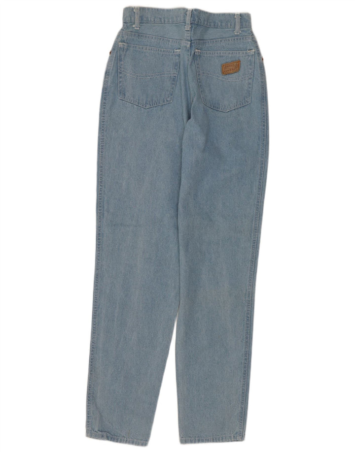 ENRICO COVERI Mädchen-Jeans mit hoher Taille, schmal zulaufend, 13–14 Jahre, W24, L30, Blau
