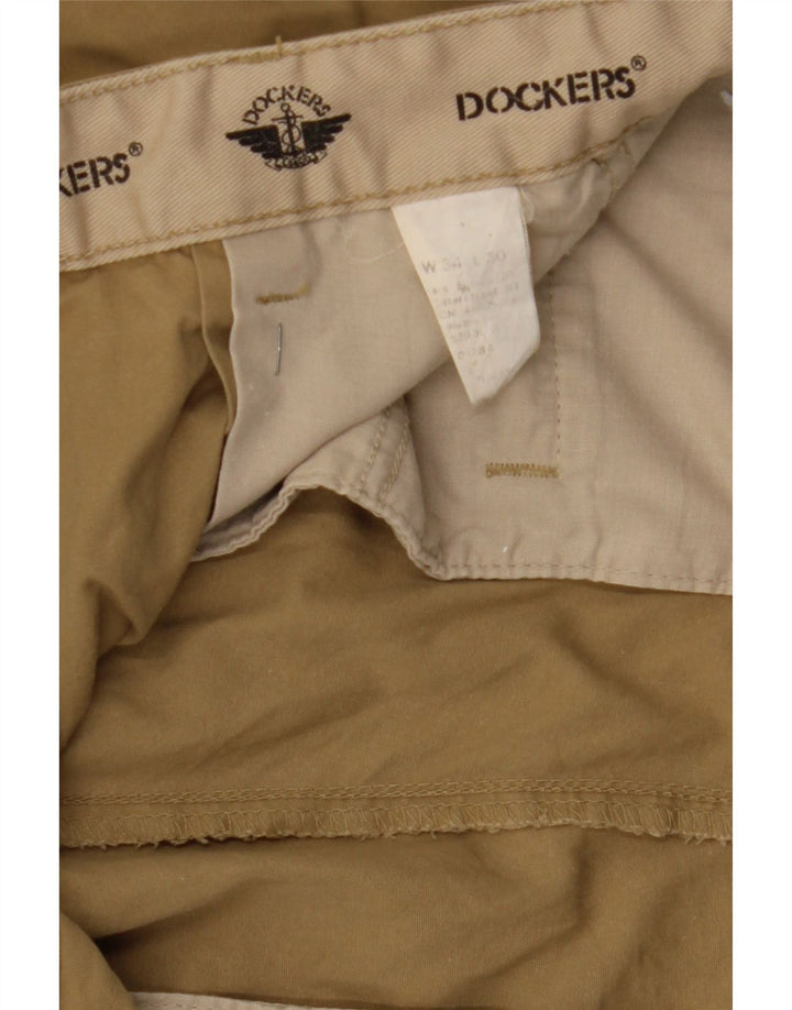 Dockers Herren Pegged Chino Hose W34 L30 Khaki