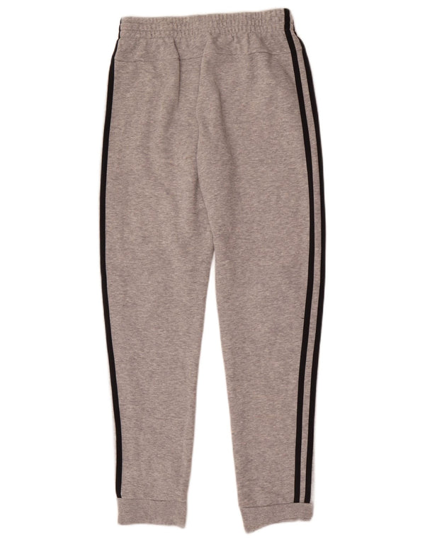 Adidas Jungen-Trainingshose, Jogginghose, 13–14 Jahre, grau gefleckte Baumwolle