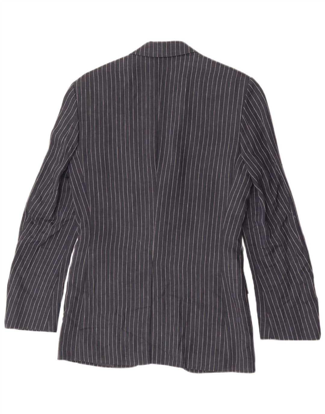 Marks & Spencer Herren-Blazer mit 2 Knöpfen, UK 34, XS, Marineblau, Nadelstreifen