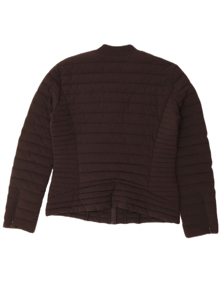 Guess Damen Wattierte Jacke UK 12 Medium Schwarz Polyester