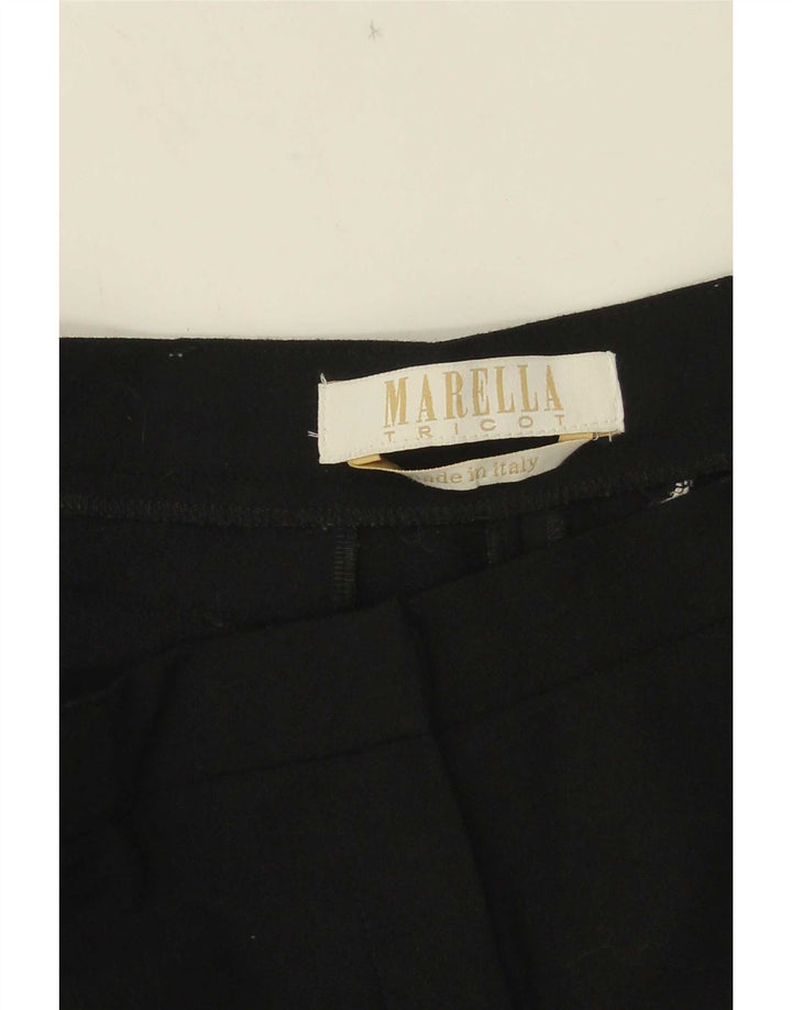 Gerade geschnittene Hose für Damen von Marella, W32, L23, Schwarz