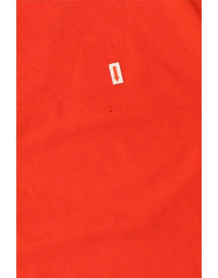 Champion Herren T-Shirt mit Grafik, Größe L, Rot