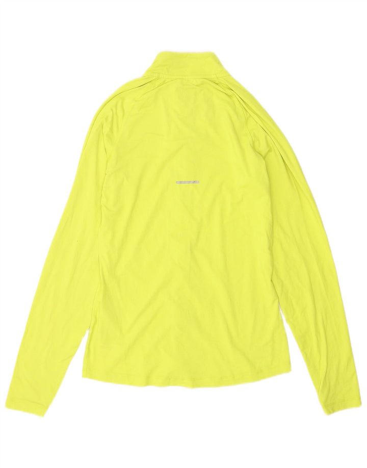 Asics Herren-Trainingsanzug-Top-Jacke, kleines gelbes Polyester