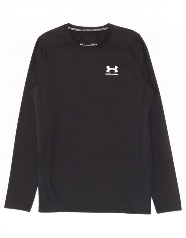 Under Armour Herren Heat Gear Top Langarm Large Schwarz Polyester