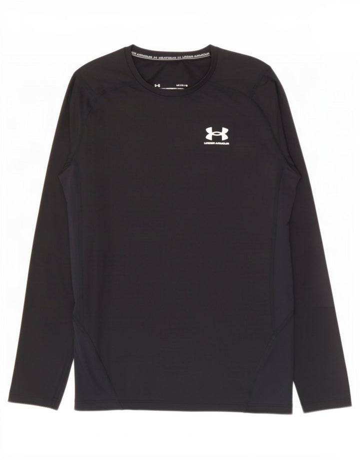 Under Armour Herren Heat Gear Top Langarm Large Schwarz Polyester