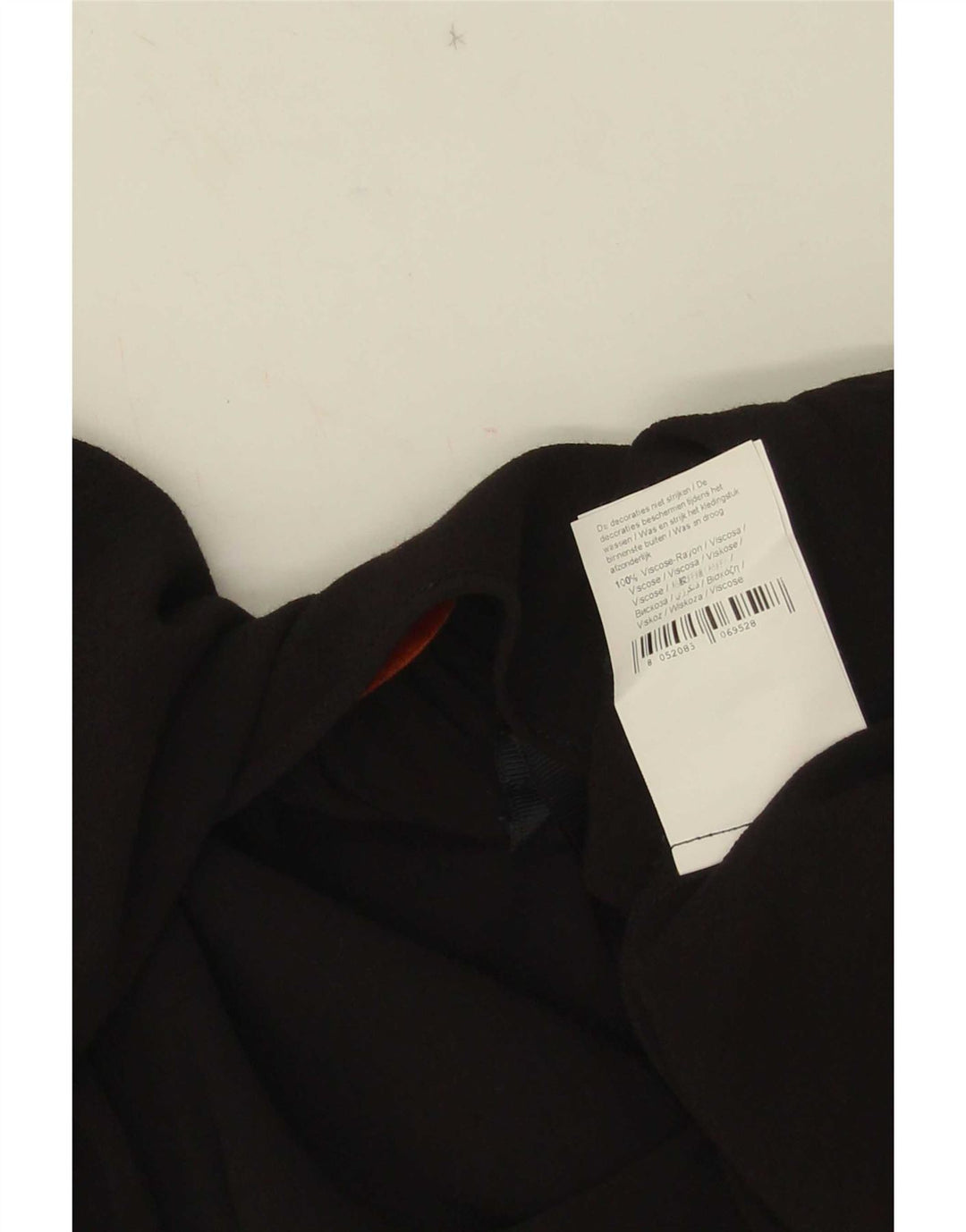 Trussardi Damen Schulterfreies Top IT 48 XL Schwarze Viskose