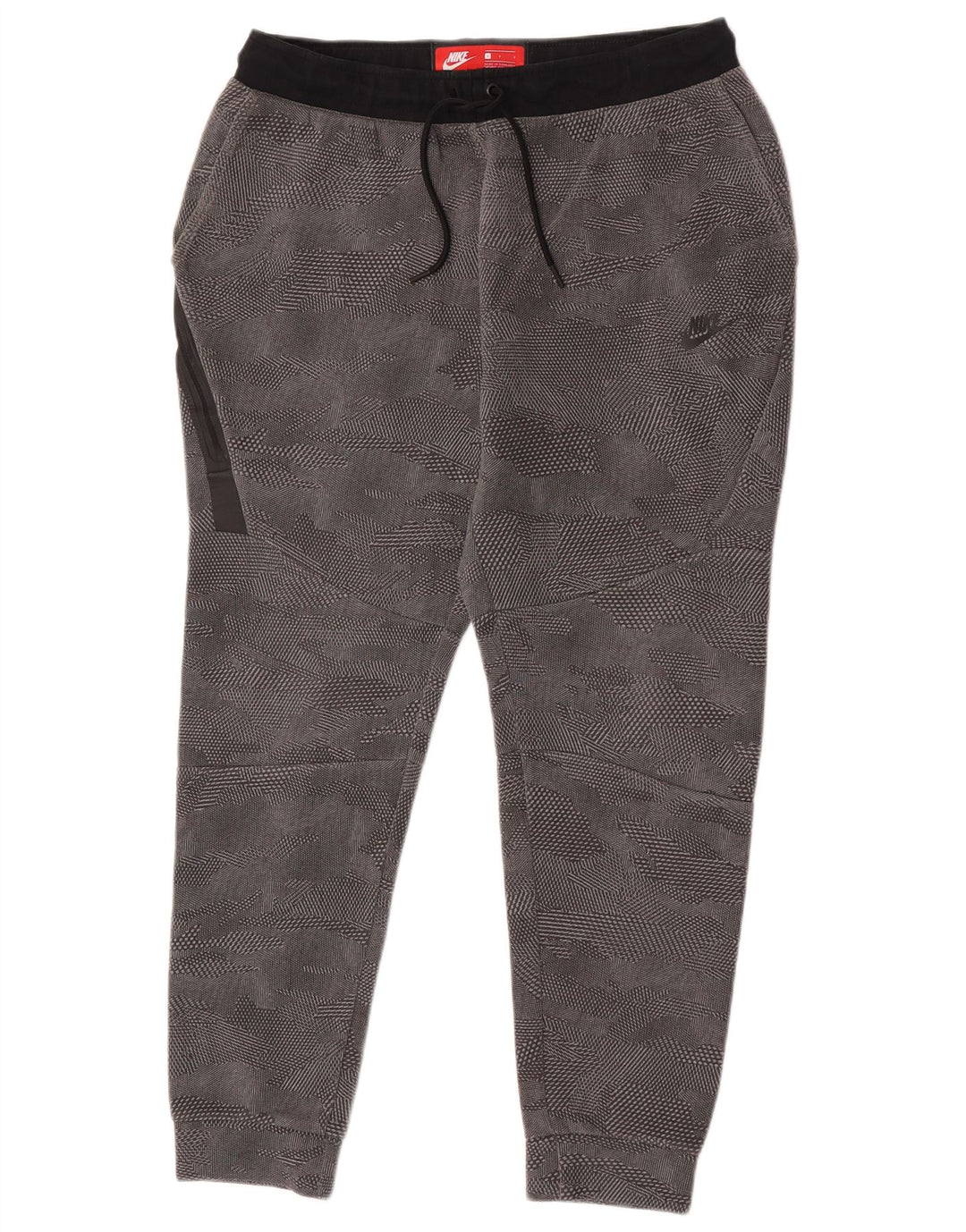 Nike Herren-Trainingshose, Jogginghose, groß, graue Baumwolle