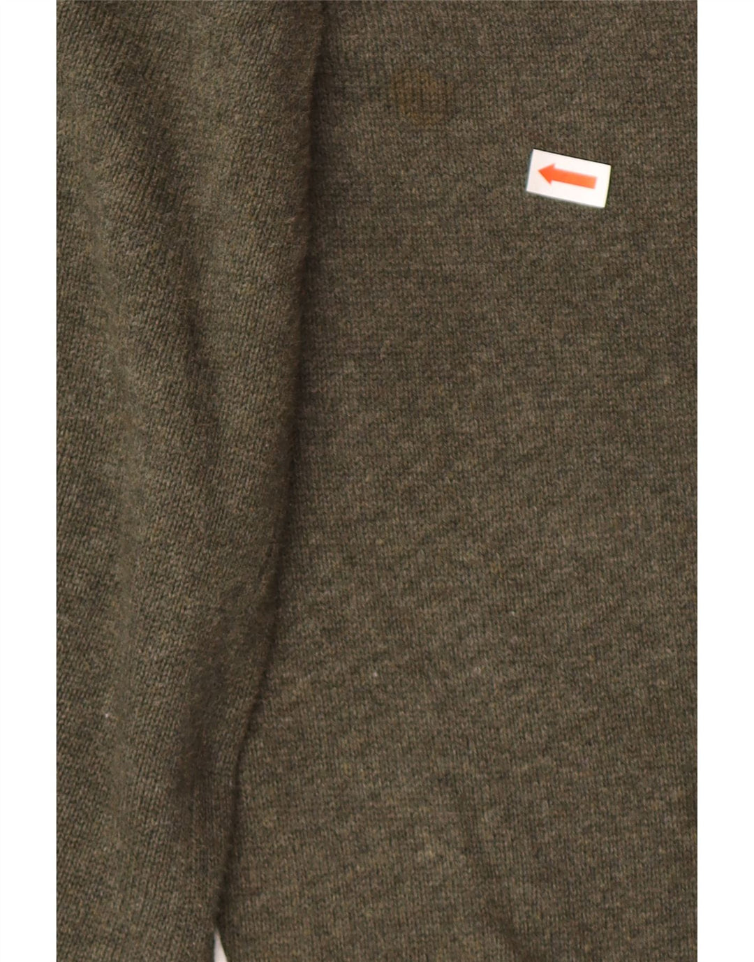 Marks & Spencer Herren-Pullover mit Rundhalsausschnitt, 2XL, grüne Baumwolle