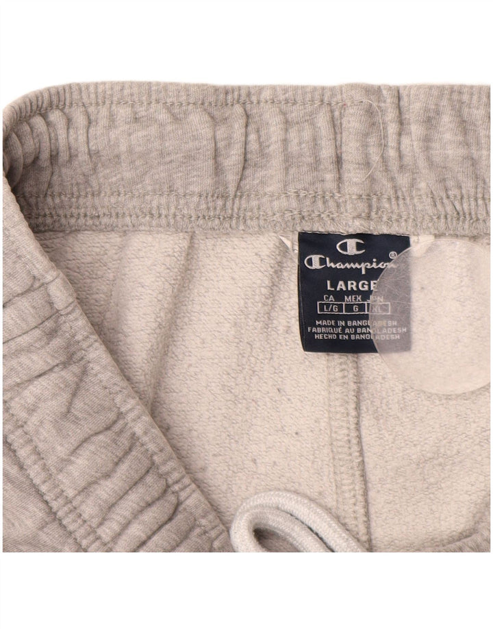 CHAMPION Grafik-Trainingshose, Jogginghose, Größe L, Grau