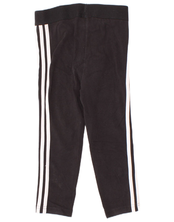 Adidas Mädchen-Leggings, 2–3 Jahre, schwarze Baumwolle