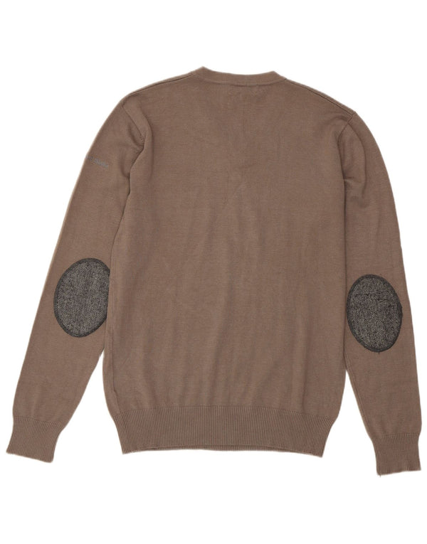 Harmont & Blaine Damen-Pullover mit V-Ausschnitt, UK 18, XL, graue Wolle