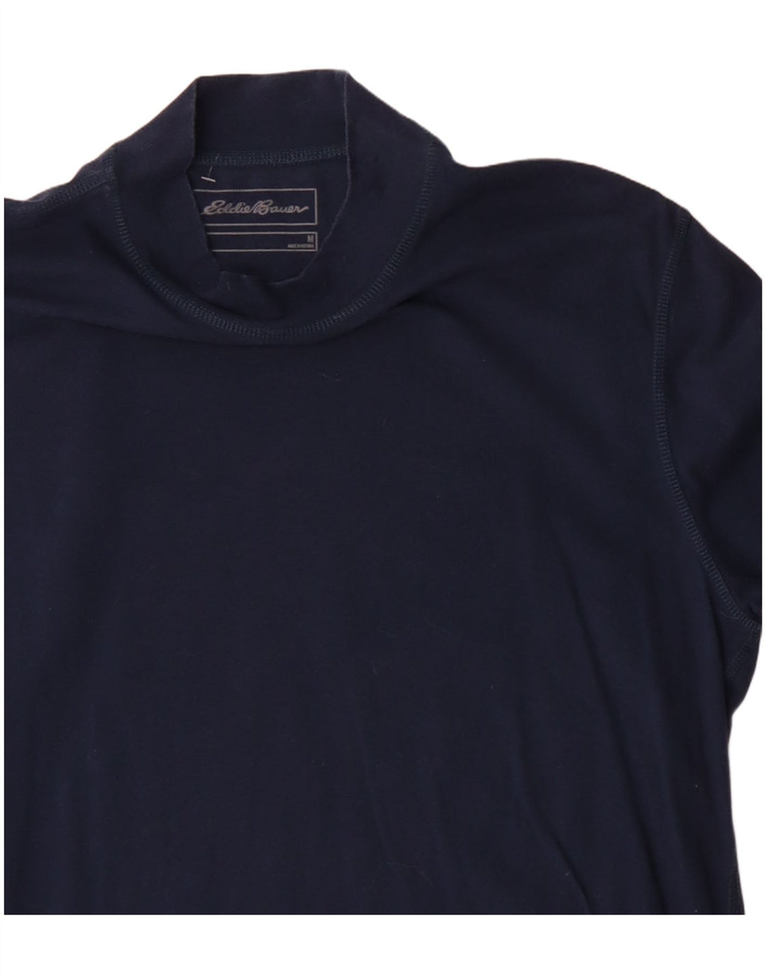 Eddie Bauer Herren-Top aus Baumwolle, langärmelig, mittelgroß, Marineblau