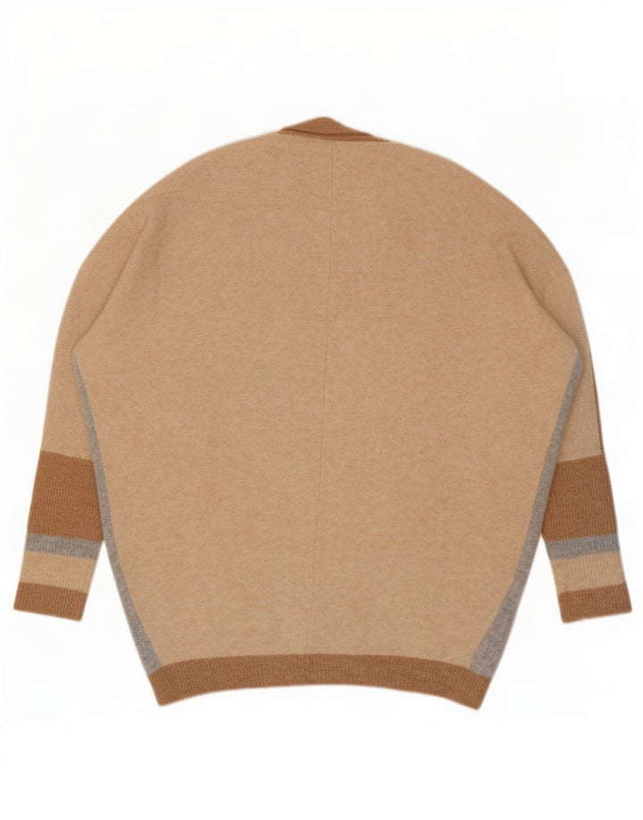 Marks & Spencer Damen-Strickjacke in Übergröße, Gr. 10, Größe S, Beige