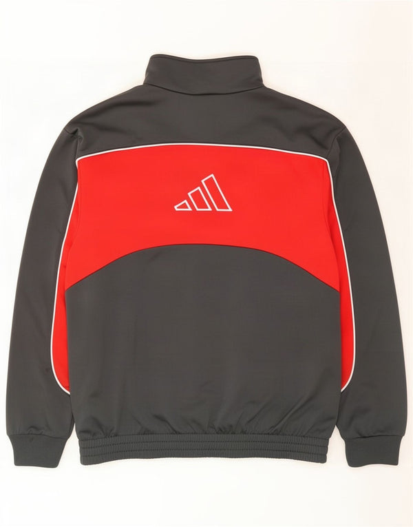 Adidas Herren Graphic Trainingsanzug Top Jacke UK 36/38 Small Grau Colourblock